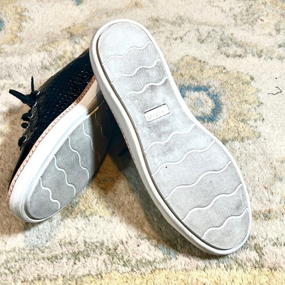 Sperry Gold Cup, Black Textured & Embossed Leather,Excellent Condition, Size 6 - Picture 13 of 15